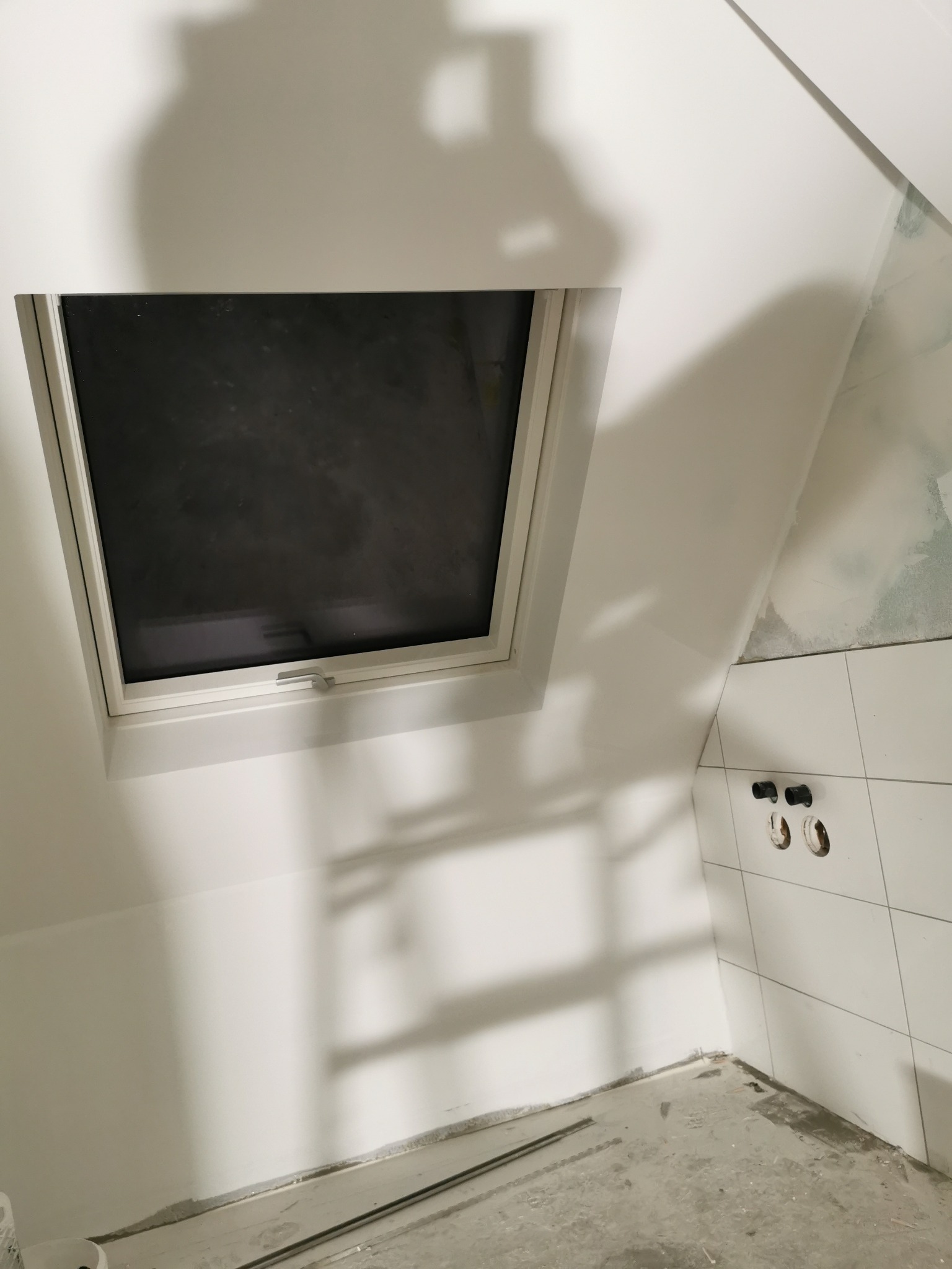 Fertig vorbereiteter Dachfensterbereich im Trockenbau